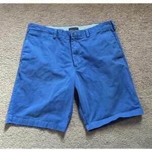 Banana Republic Men's Vibrant Blue Flat Front Shorts